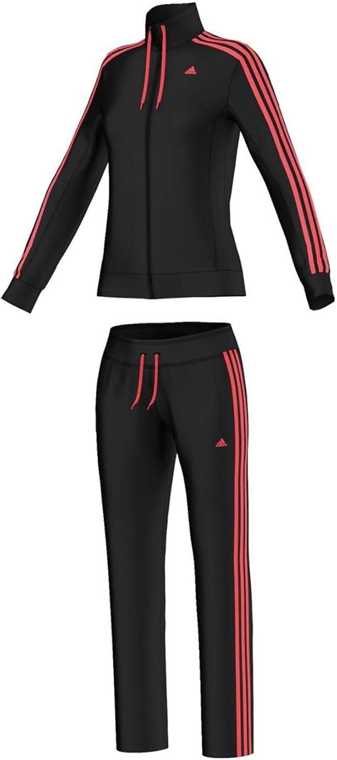 adidas damen trainingsanzug essentials 3 streifen sportanzug jogginganzug|Essentials 3.